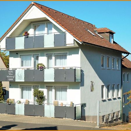 Hotel-Garni 'Zum Weinkrug' ゾンマーハウゼン エクステリア 写真